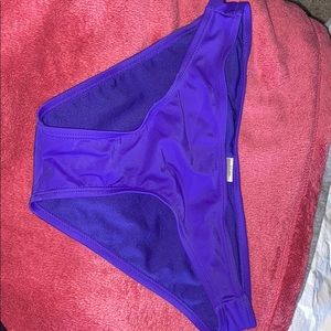 Purple bikini bottoms